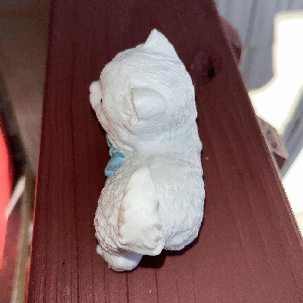 Vintage Homco Pair Of Cats Kittens #1428 White Ceramic Figurines Set of 2 - Picture 5 of 11